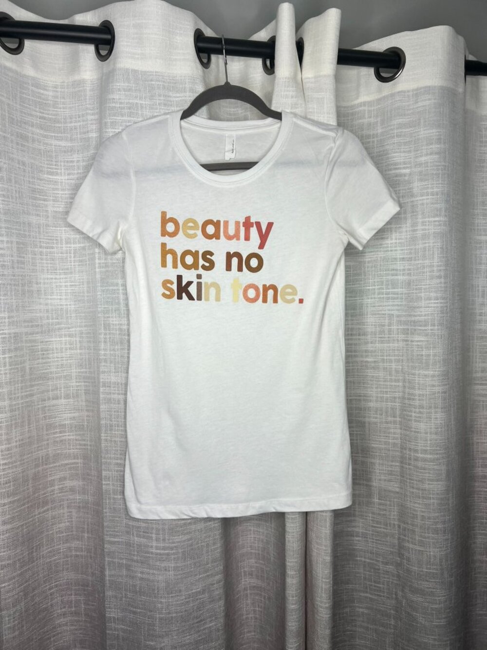 Next Level "beauty has no skin tone" T-Shirt